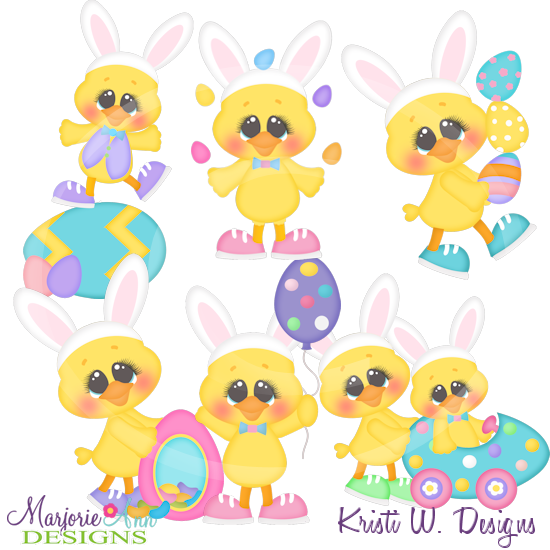 Easter Quack Ups Cutting Files-Includes Clipart - Click Image to Close